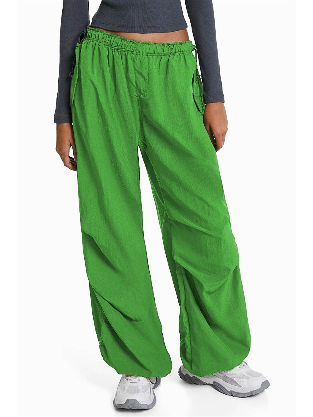 Yeşil Paraşüt Jogger Kadın Pantolon MG1726