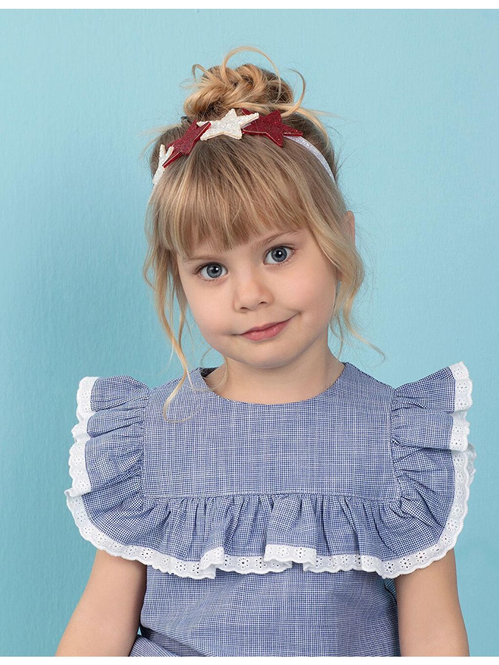 Karışık Denizci Kız Bluz-4