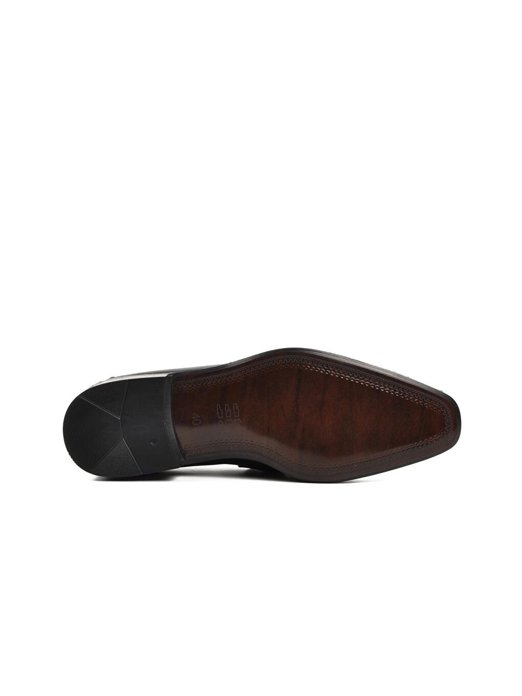 L407 Siyah Hakiki Deri Erkek Klasik Ayakkabı-4