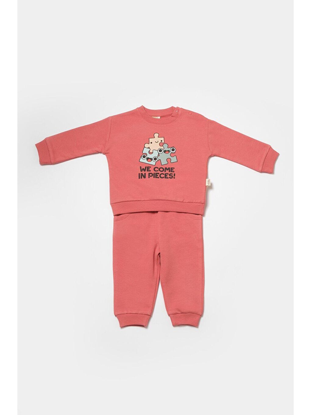 Pembe Sweatshirt & Pantolon Takımı-1