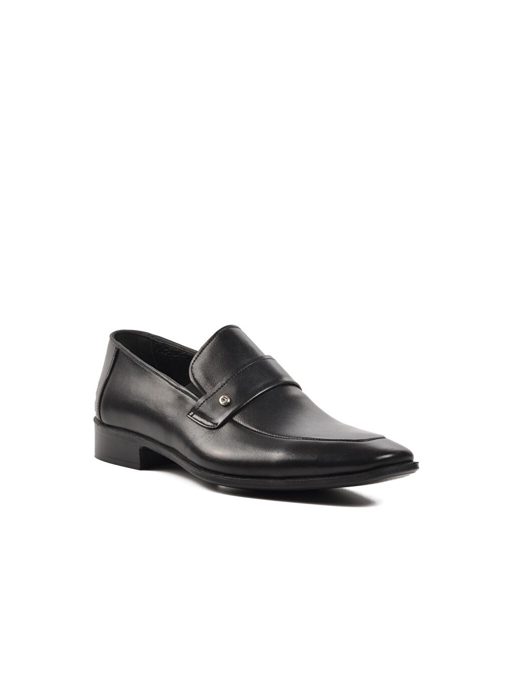 L1010 Siyah Hakiki Deri Erkek Klasik Ayakkabı-2