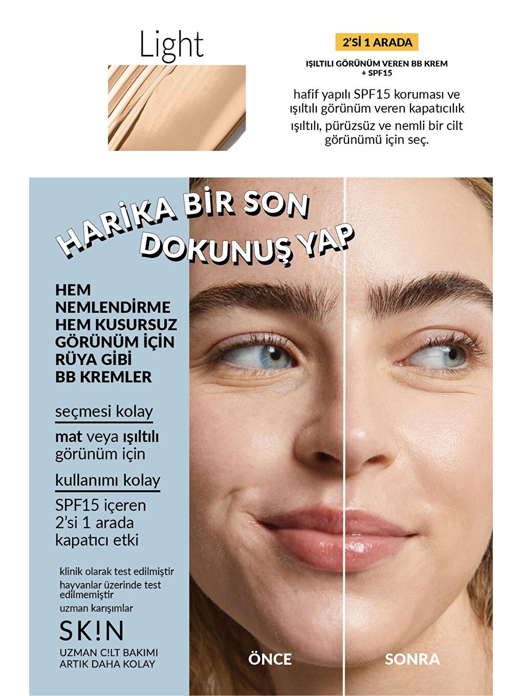 Nutra Effects Radiance BB Krem 30 ml Light-2