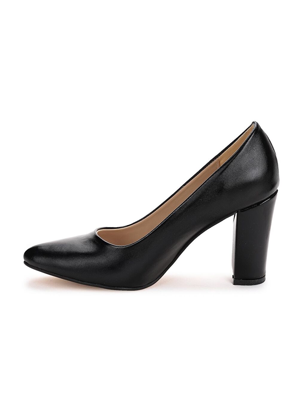 Siyah Parlak Kadın 9 Cm Topuklu Ayakkabı 137029-311-4