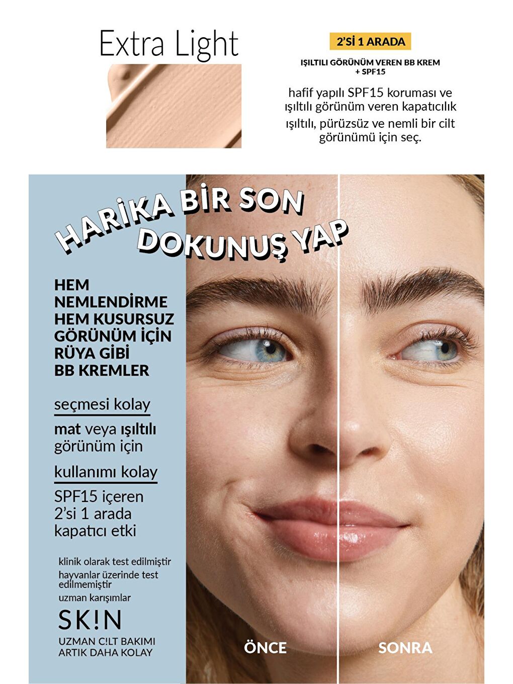 Nutra Effects Radiance BB Krem Extra Light 30 ml-2