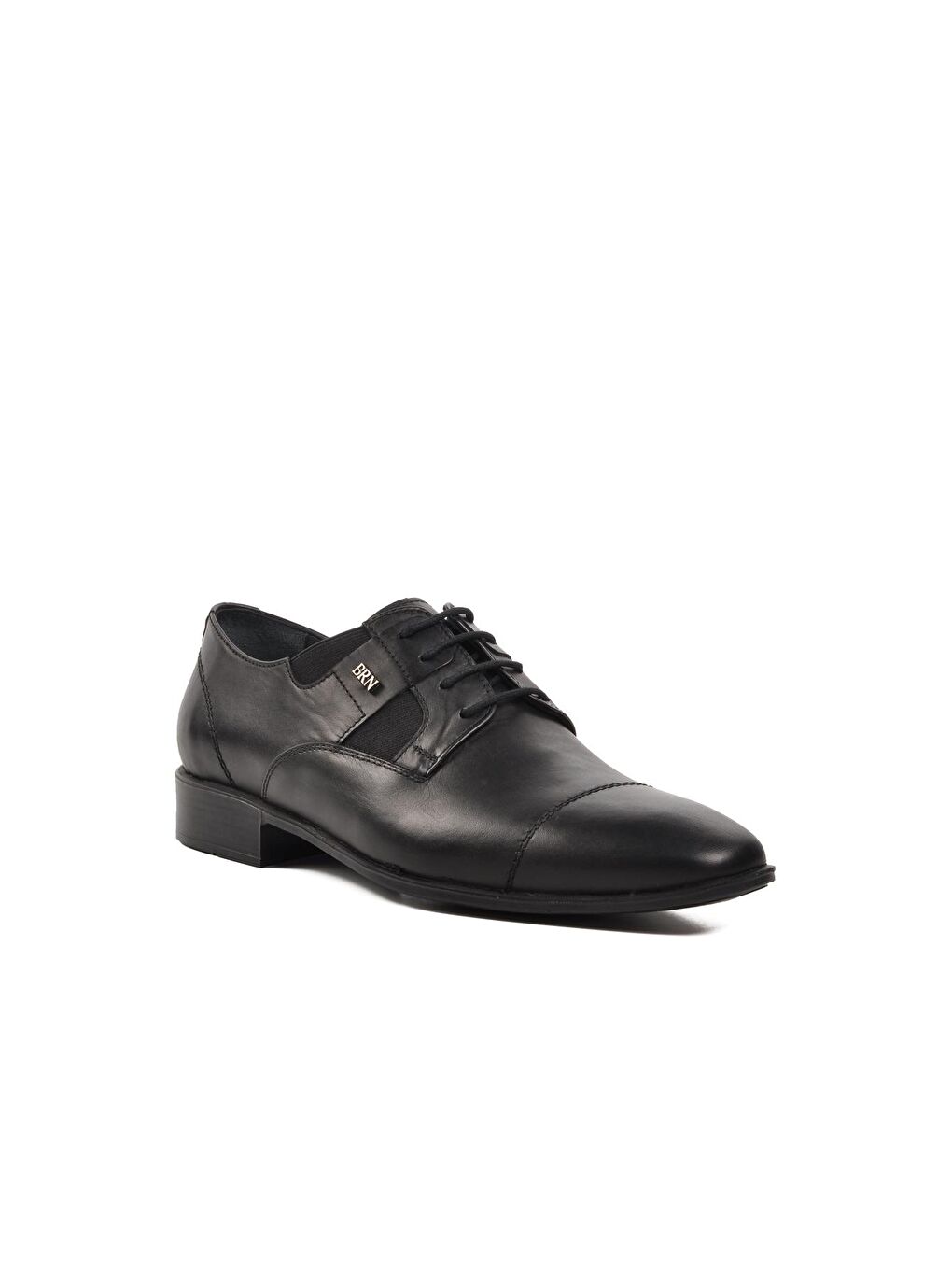 Berenni 371 Siyah Hakiki Deri Erkek Klasik Ayakkabı-2