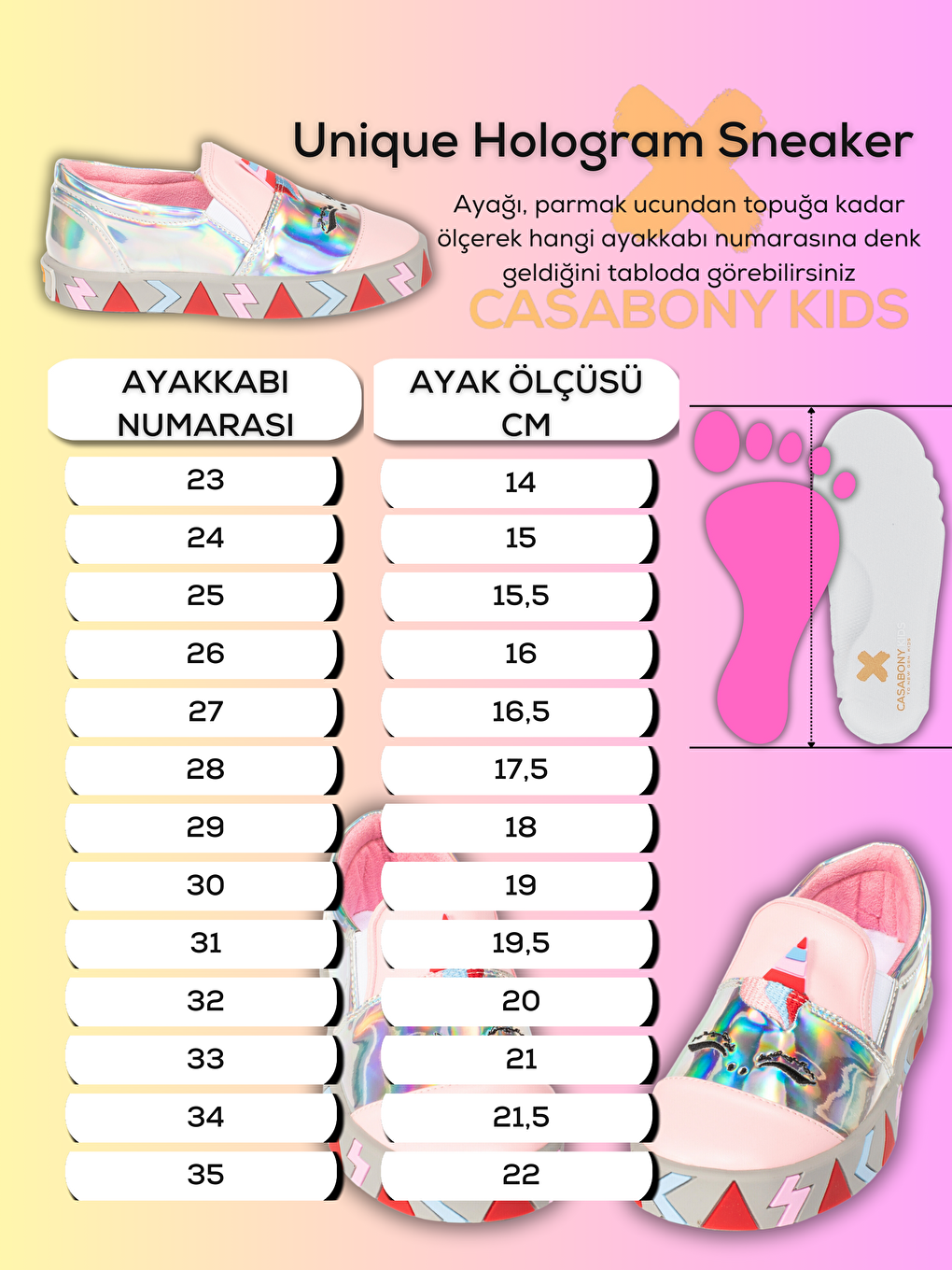 Gri Unique Kısa Hologram Ortopedik Kız Çocuk Sneakers-4