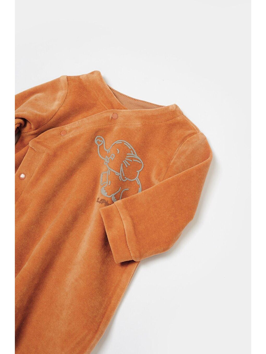 Kahverengi Kadife Patikli Tulum-3