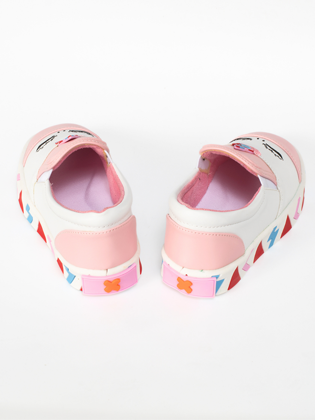 Casabony Beyaz Lastikli Kız Sneakers - 3