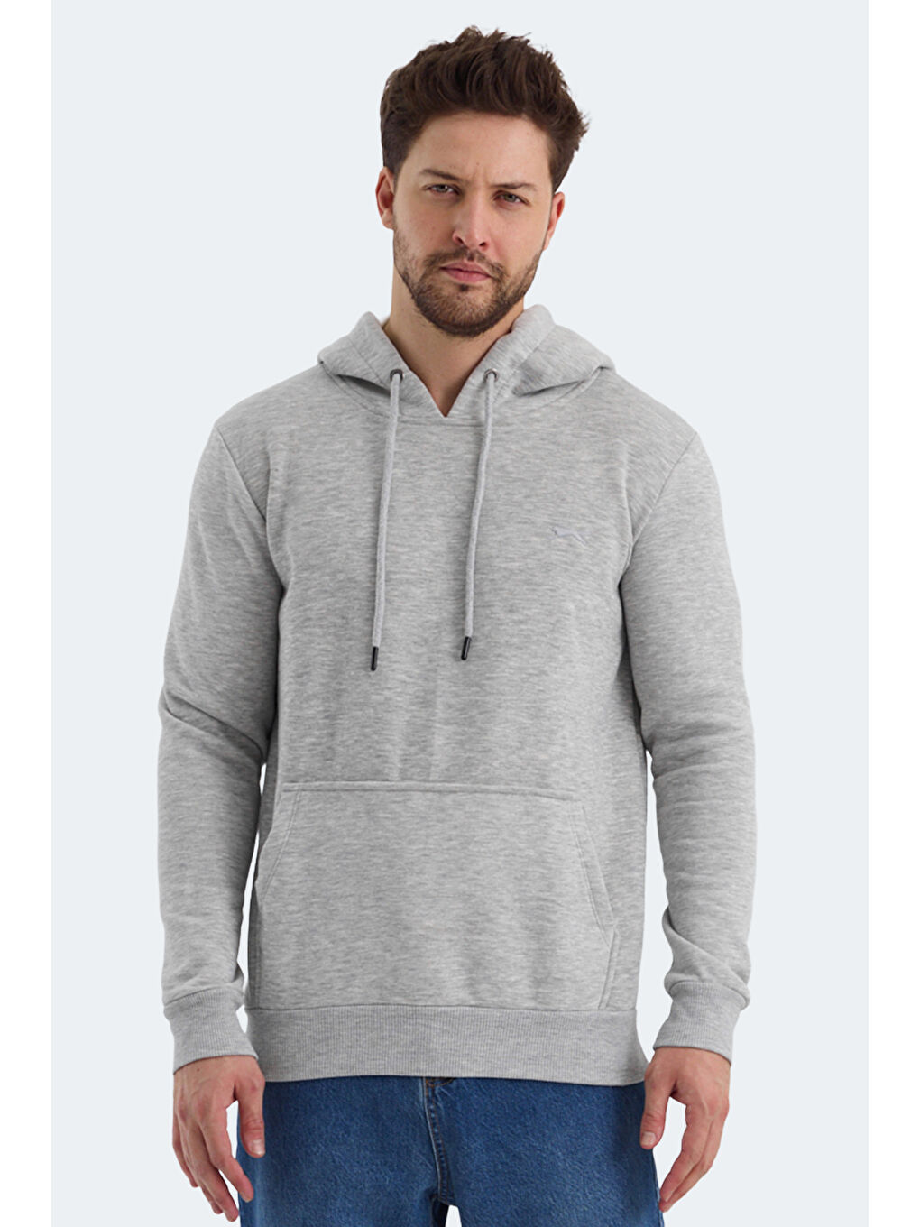 SLAZENGER KEANS  Erkek Hoodie Gri