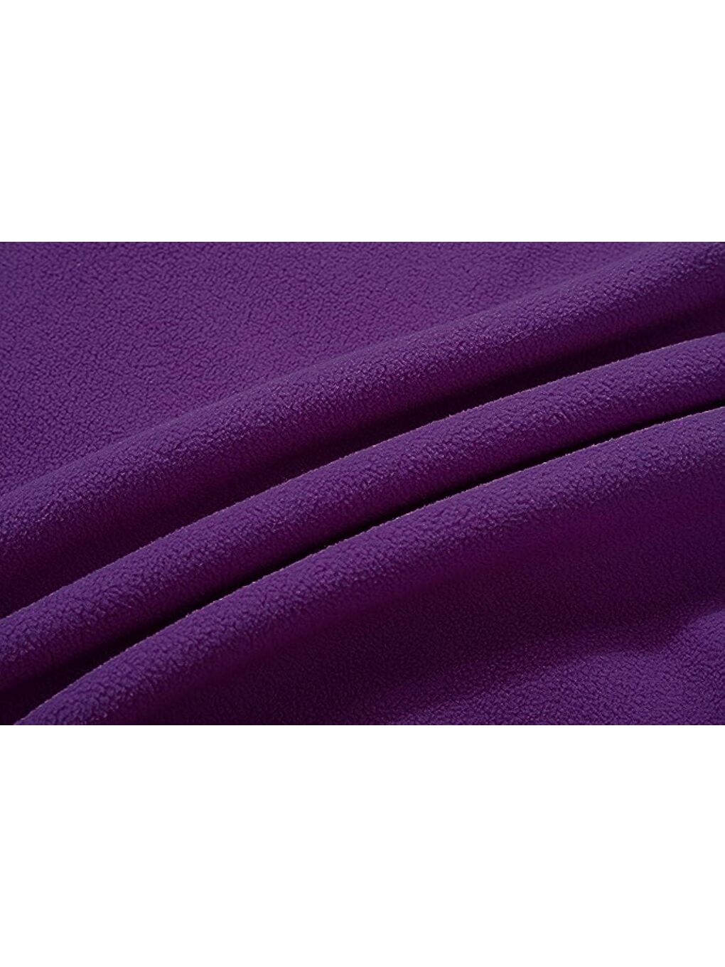 Mor Unisex Polar Tam  Outdoor Polar Erkek Fermuarlı Sweatshirt Hırka-4