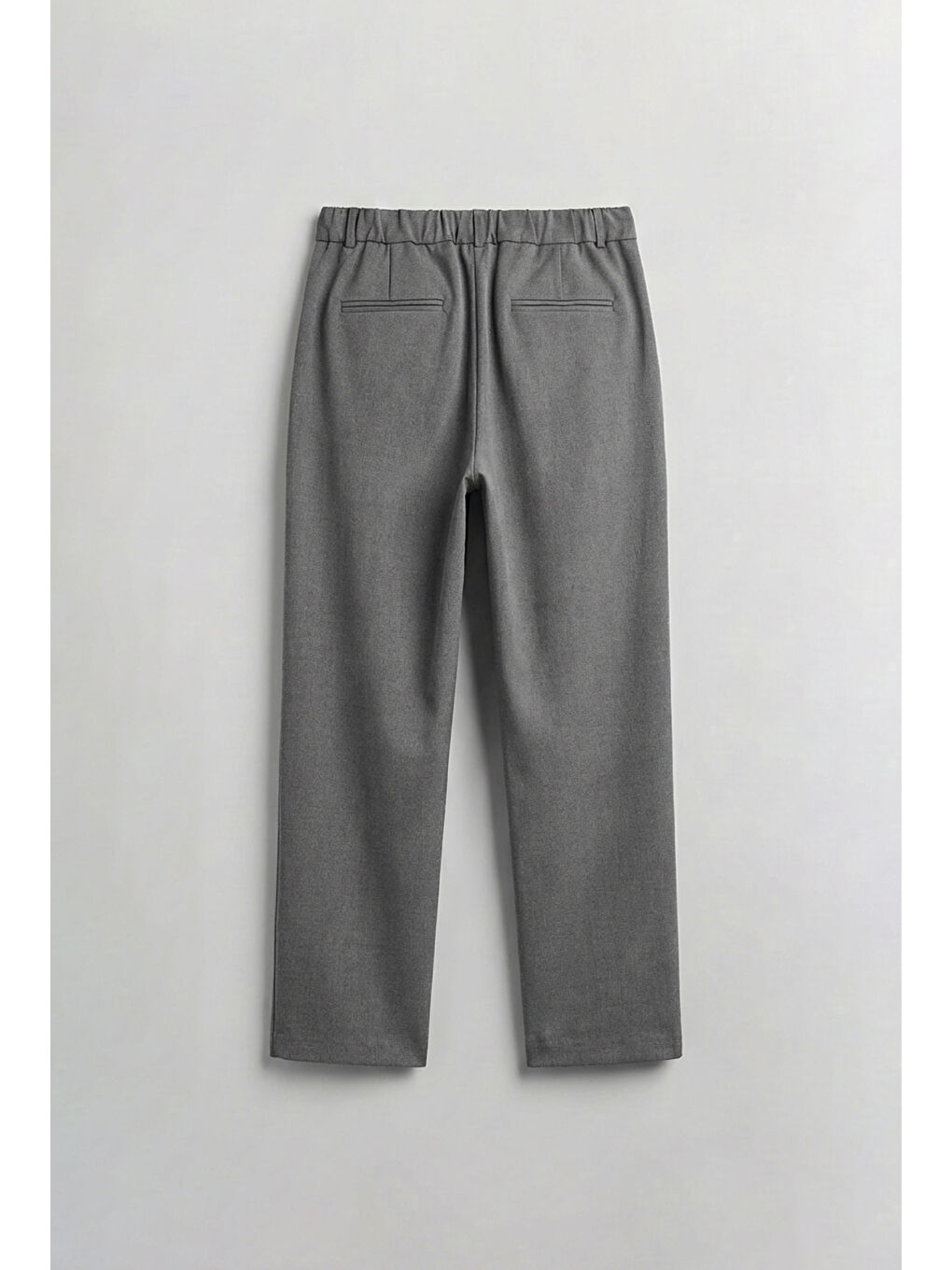 Erkek Baggy Fit Kumaş Pantolon Antrasit-5