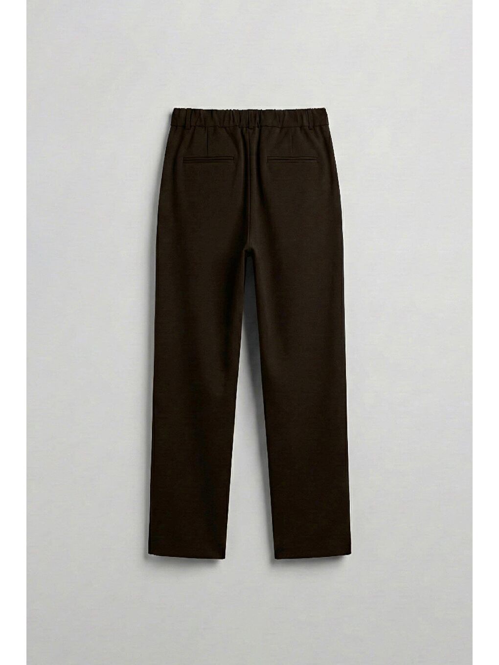 Kahverengi Baggy Fit Kumaş Erkek Pantolon Kahve-5