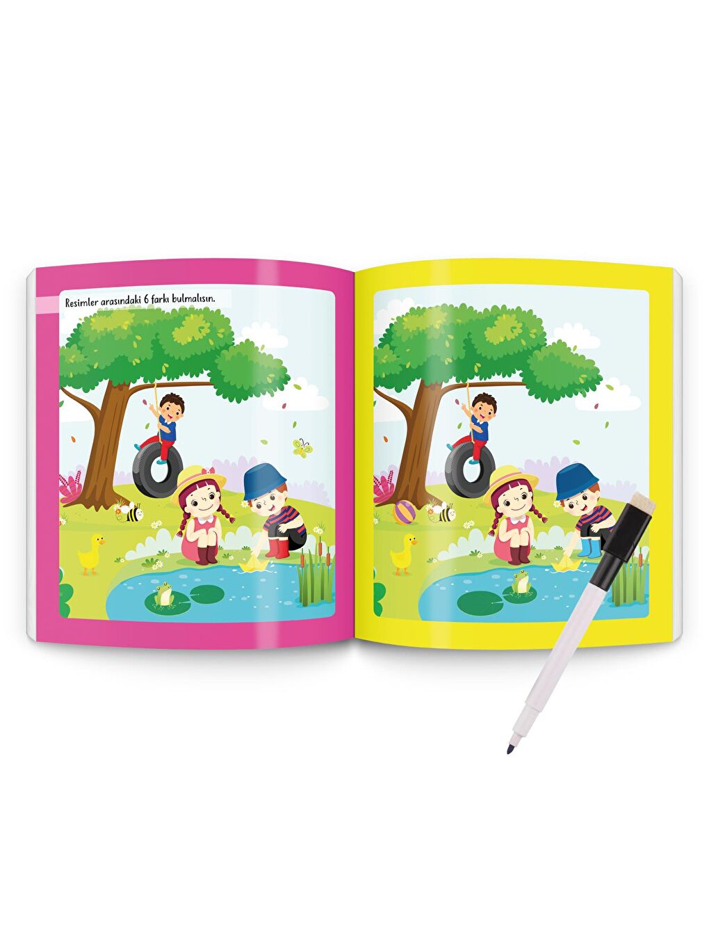 Mucit Karınca Bak Bul Dikkat Geliştiren Kitap Serisi (4-8 Yaş) Yaz-Sil-2