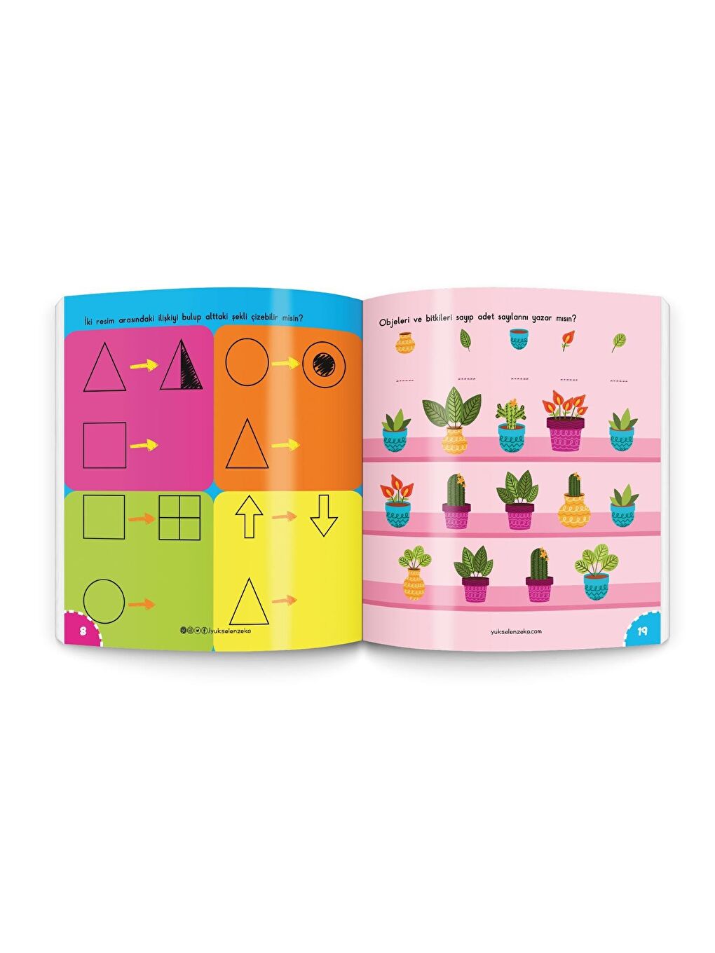 Beyin Geliştirme Etkinlikleri (3-6 Yaş) Yaz-Sil Kitaplar-2