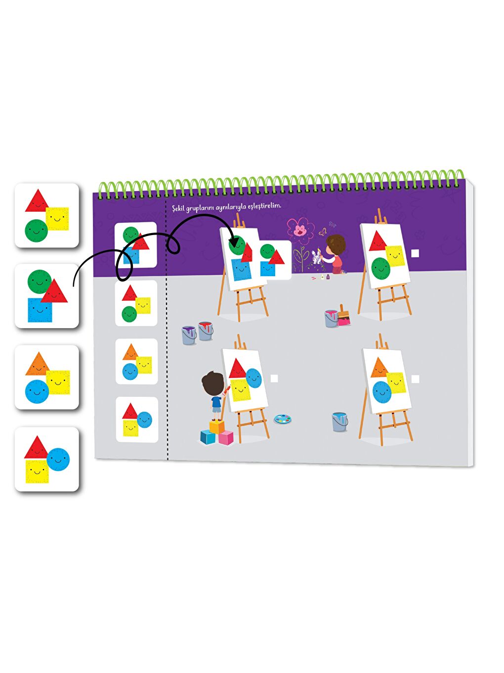 Dikkati ve Düşünme Becerilerini Geliştiren Cırt Cırtlı Etkinlik Kitabım (4-6 Yaş)-2