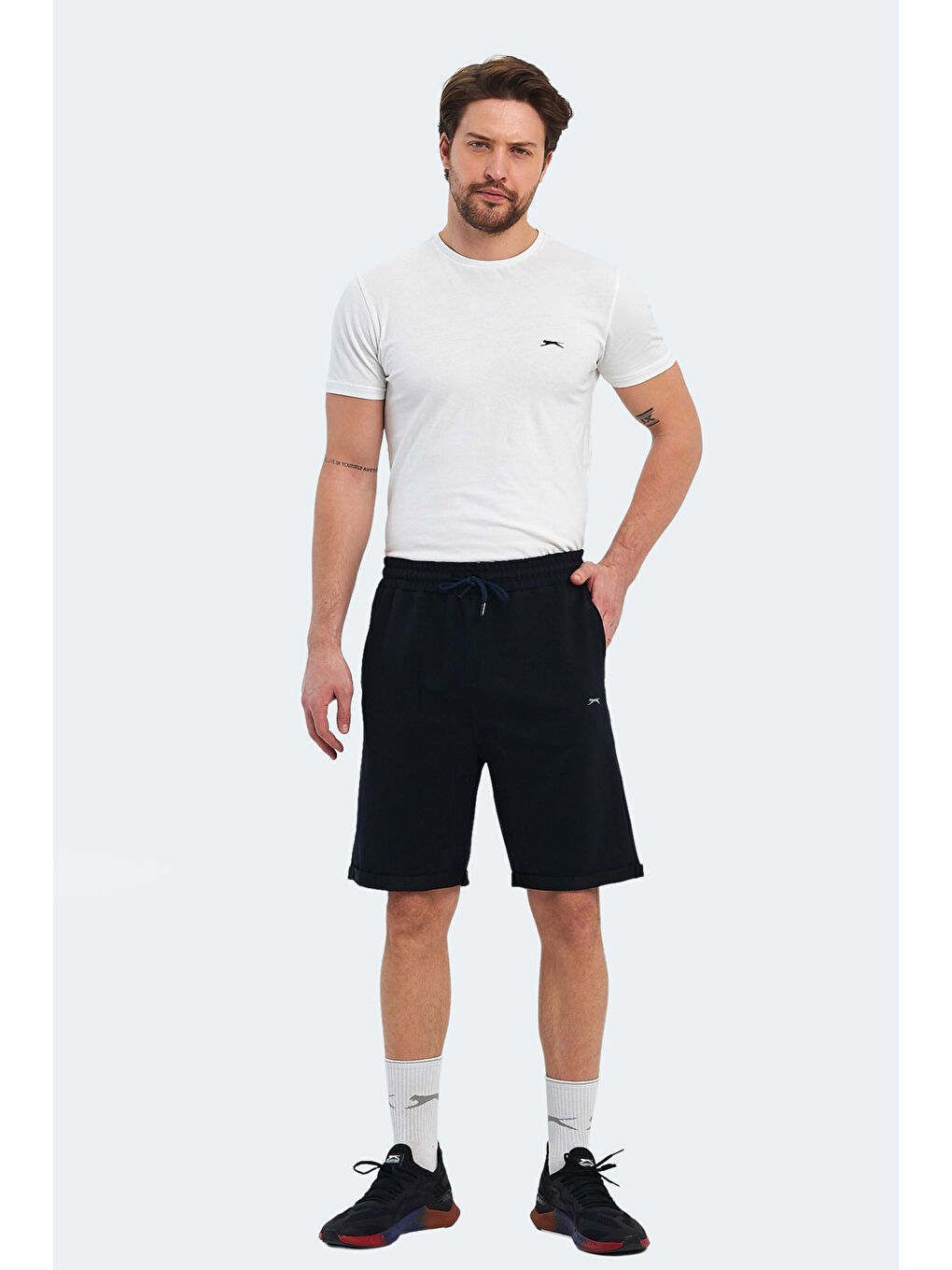 Erkek Şort Lacivert-5