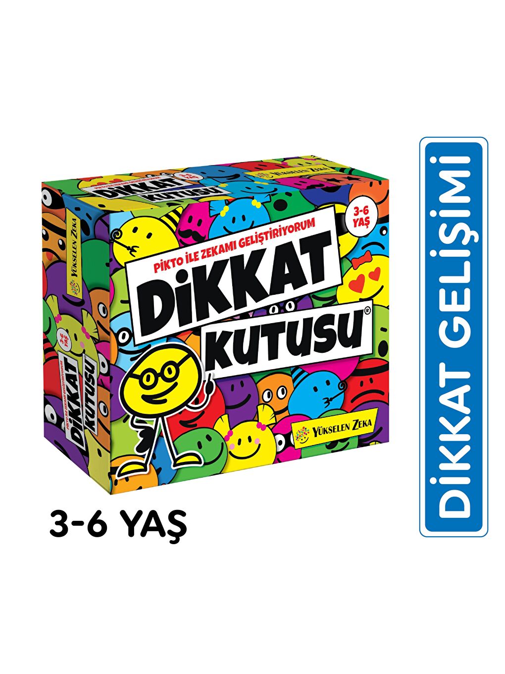 Dikkat Kutusu (3-6 Yaş) Pikto ile Zekamı Geliştiriyorum