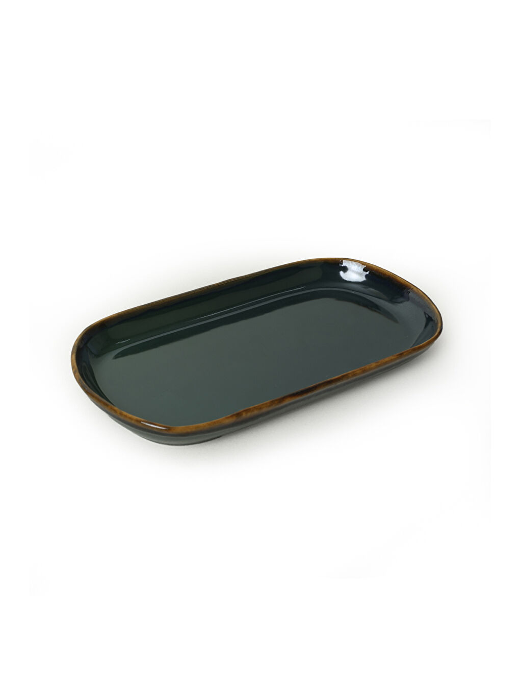 Yeşil Zümrüt Noyan Kayık Tabak 28 Cm 2 Adet-4