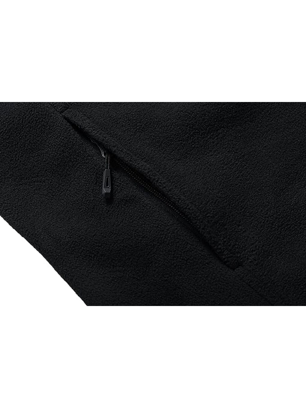 Siyah Unisex Polar Tam  Outdoor Polar Tactical Polar-3