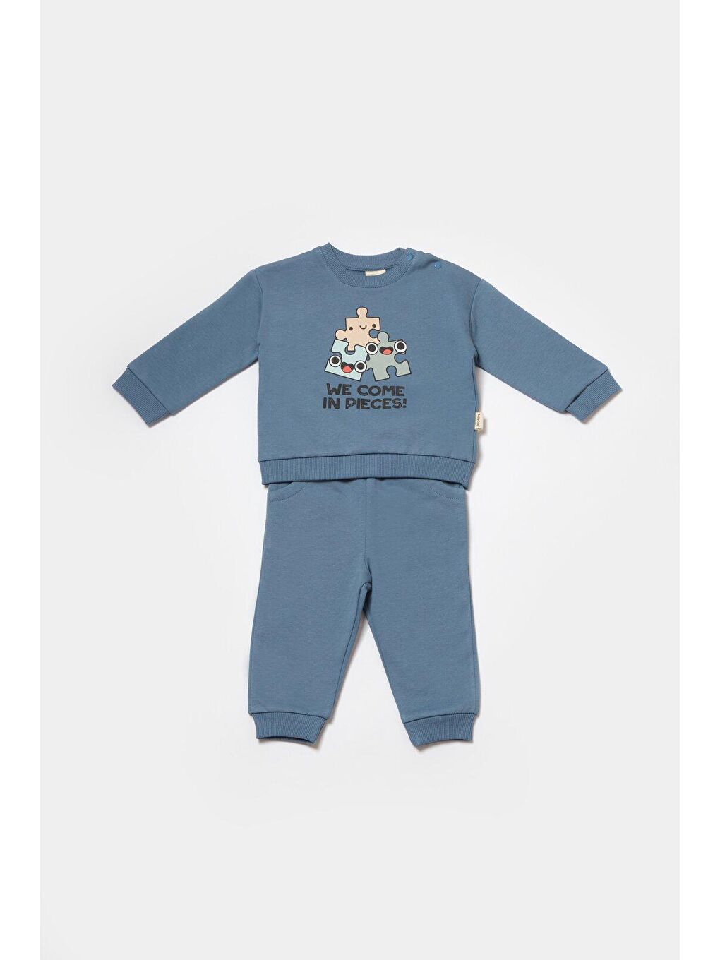 Mavi Sweatshirt & Pantolon Takımı-1