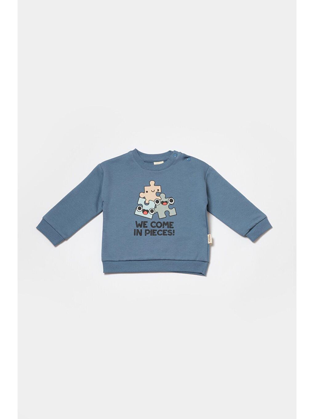 Mavi Sweatshirt & Pantolon Takımı-3