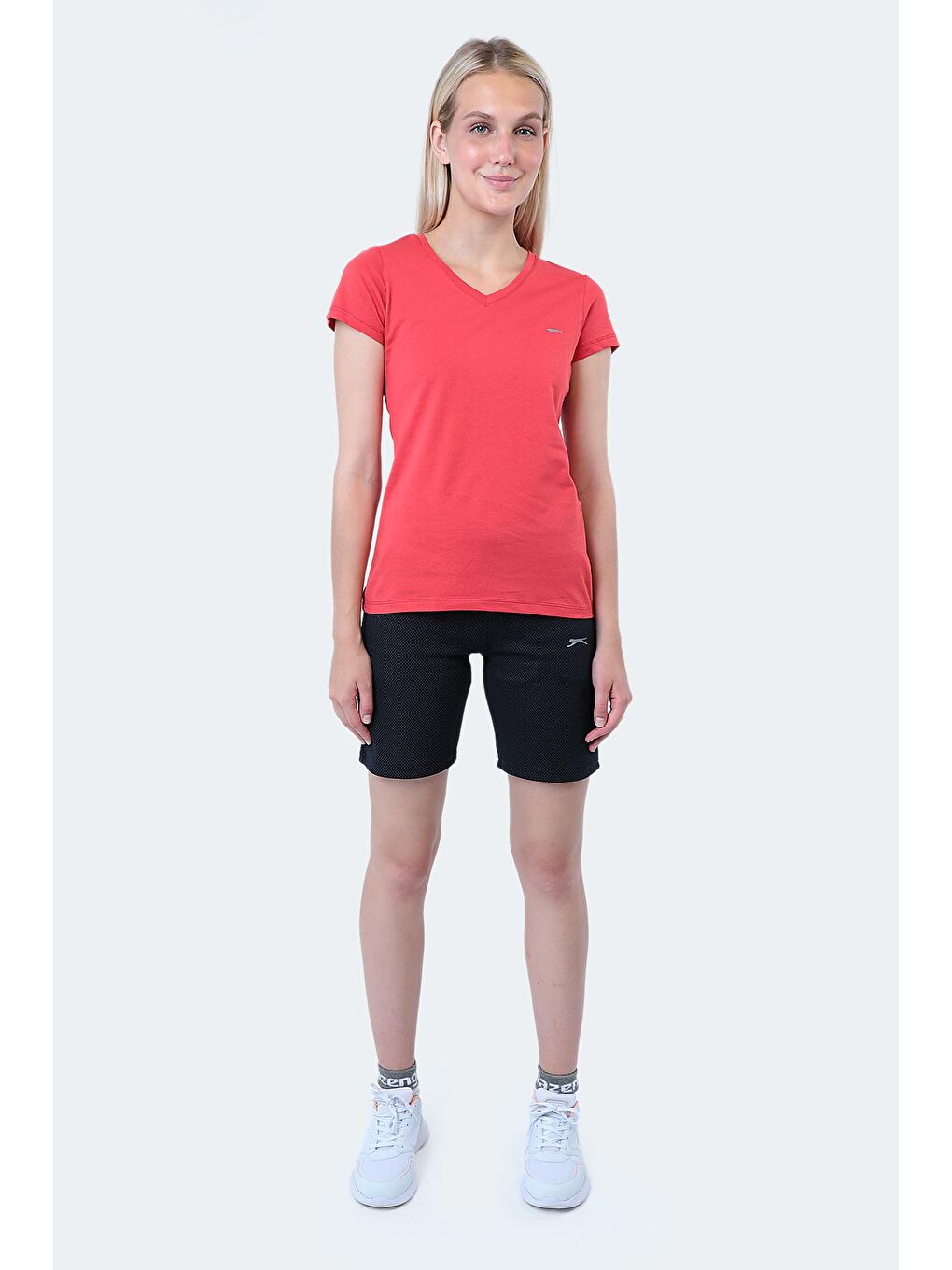 SLAZENGER Kırmızı REBELL I Kadın T-Shirt Kırmızı - 3