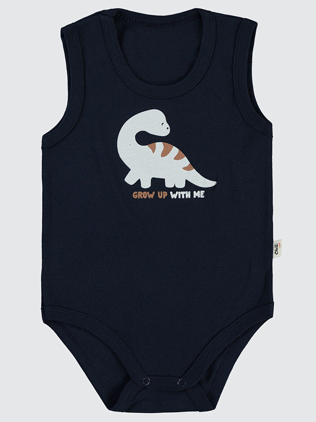 Erkek Bebek Çıtçıtlı Badi 1-36 Ay Lacivert