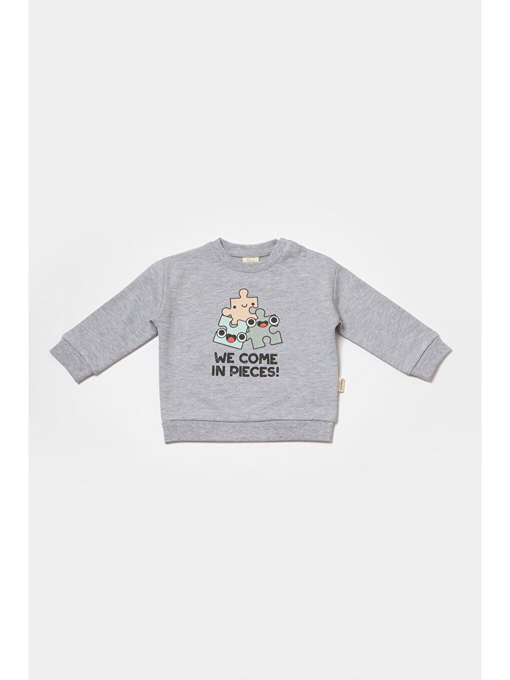 Gri Sweatshirt & Pantolon Takımı-3