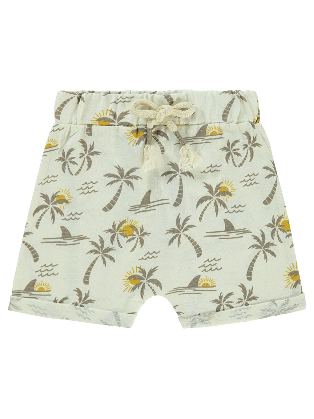 Baby Erkek Bebek Şort 6-18 Ay Ekru