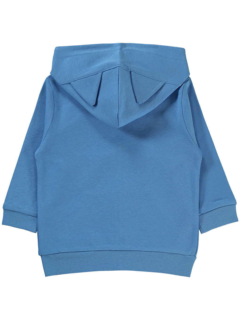 Civil Indigo Batman Erkek Bebek Fermuarlı Sweatshirt 6-18 Ay  Açık İndigo - 2