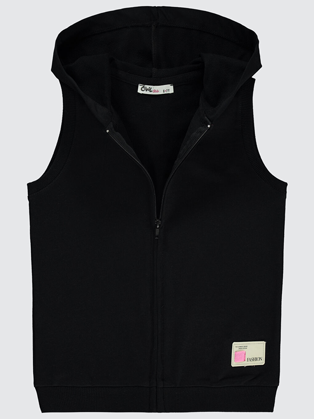 Kız Çocuk Yelek 10-13 Yaş Siyah-1