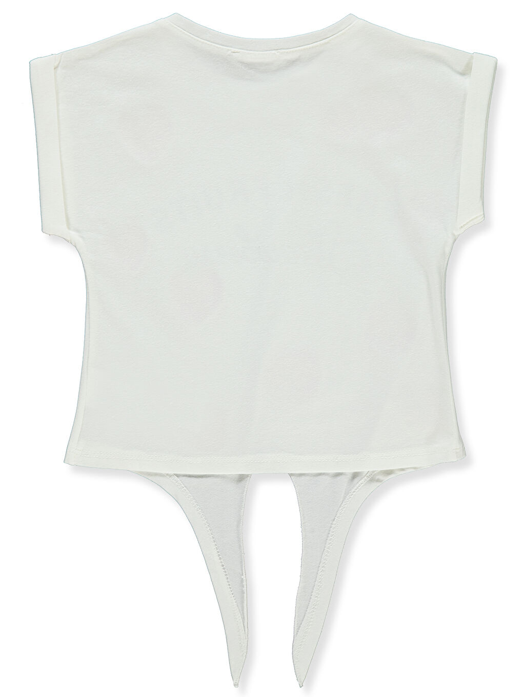 Girls Kız Çocuk Tişört 2-5 Yaş Ekru-1