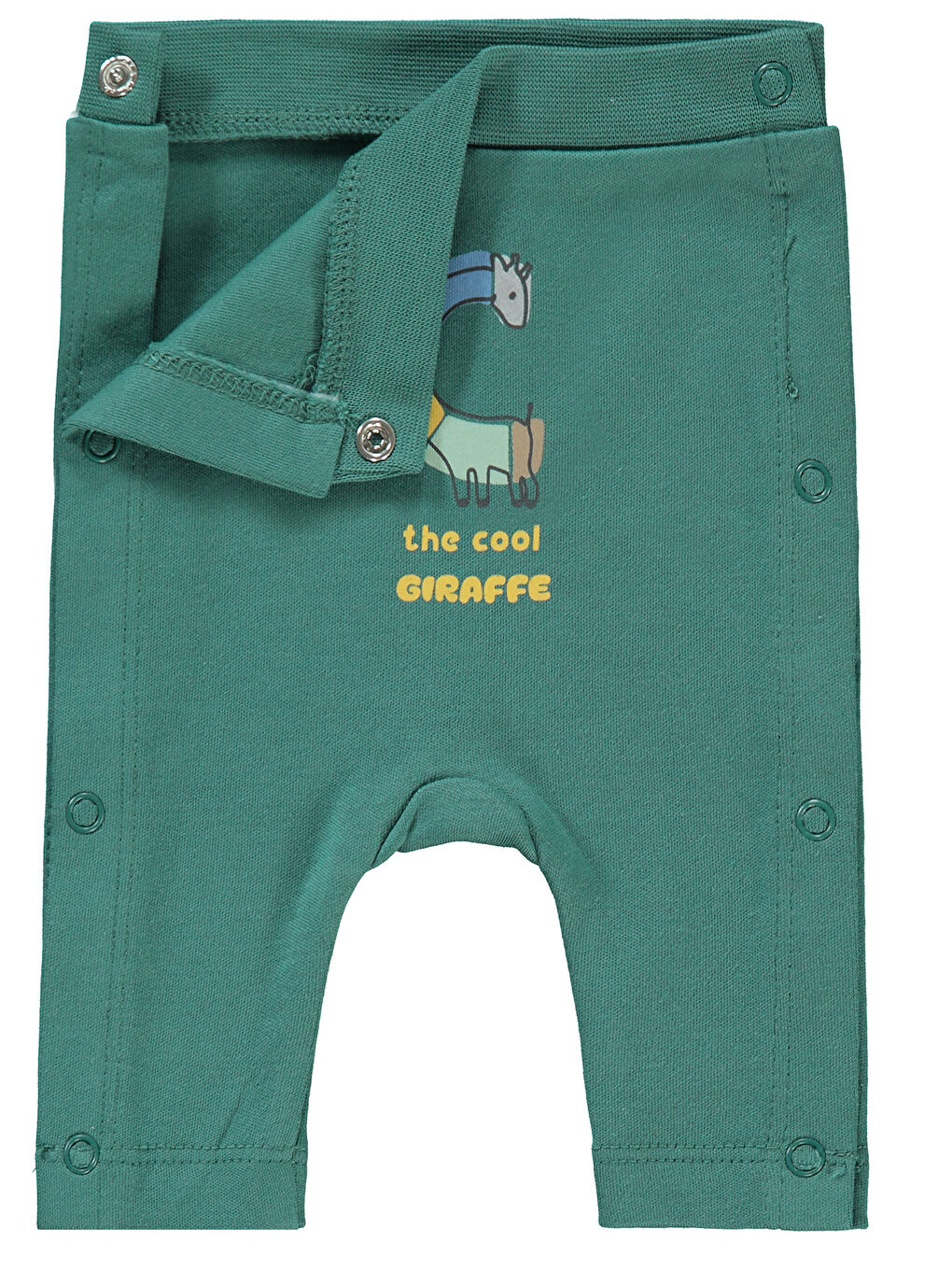 Baby Erkek Bebek Patiksiz Tek Alt Prematüre Koyu Yeşil-1