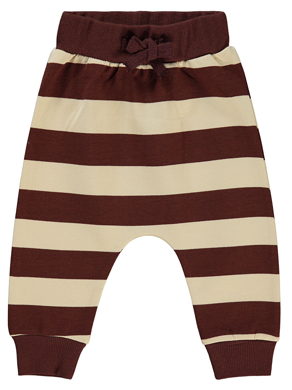 Kahverengi Erkek Bebek Patiksiz Tek Alt 6-18 Ay Çikolata Kahve