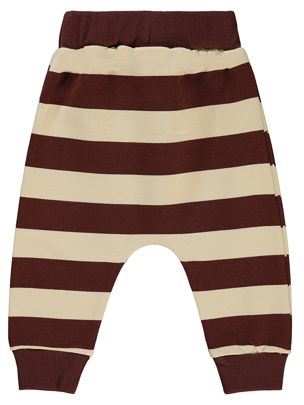 Kahverengi Erkek Bebek Patiksiz Tek Alt 6-18 Ay Çikolata Kahve-1