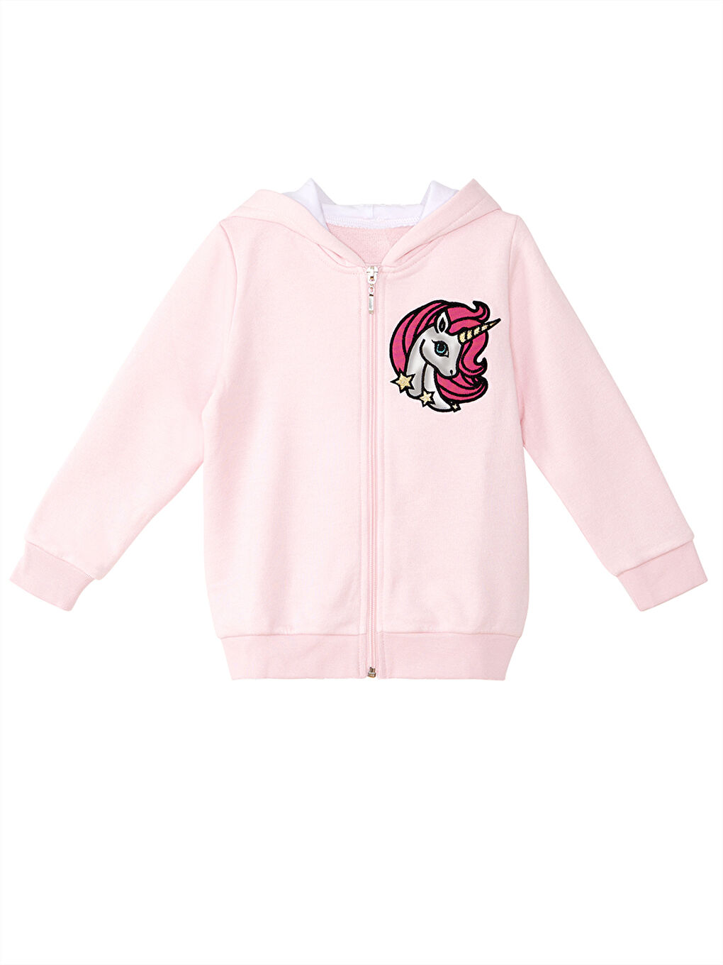 Karışık Kapüşonlu Kız Çocuk Sweatshirt-3