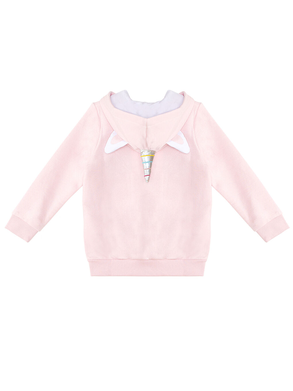 Karışık Kapüşonlu Kız Çocuk Sweatshirt-4