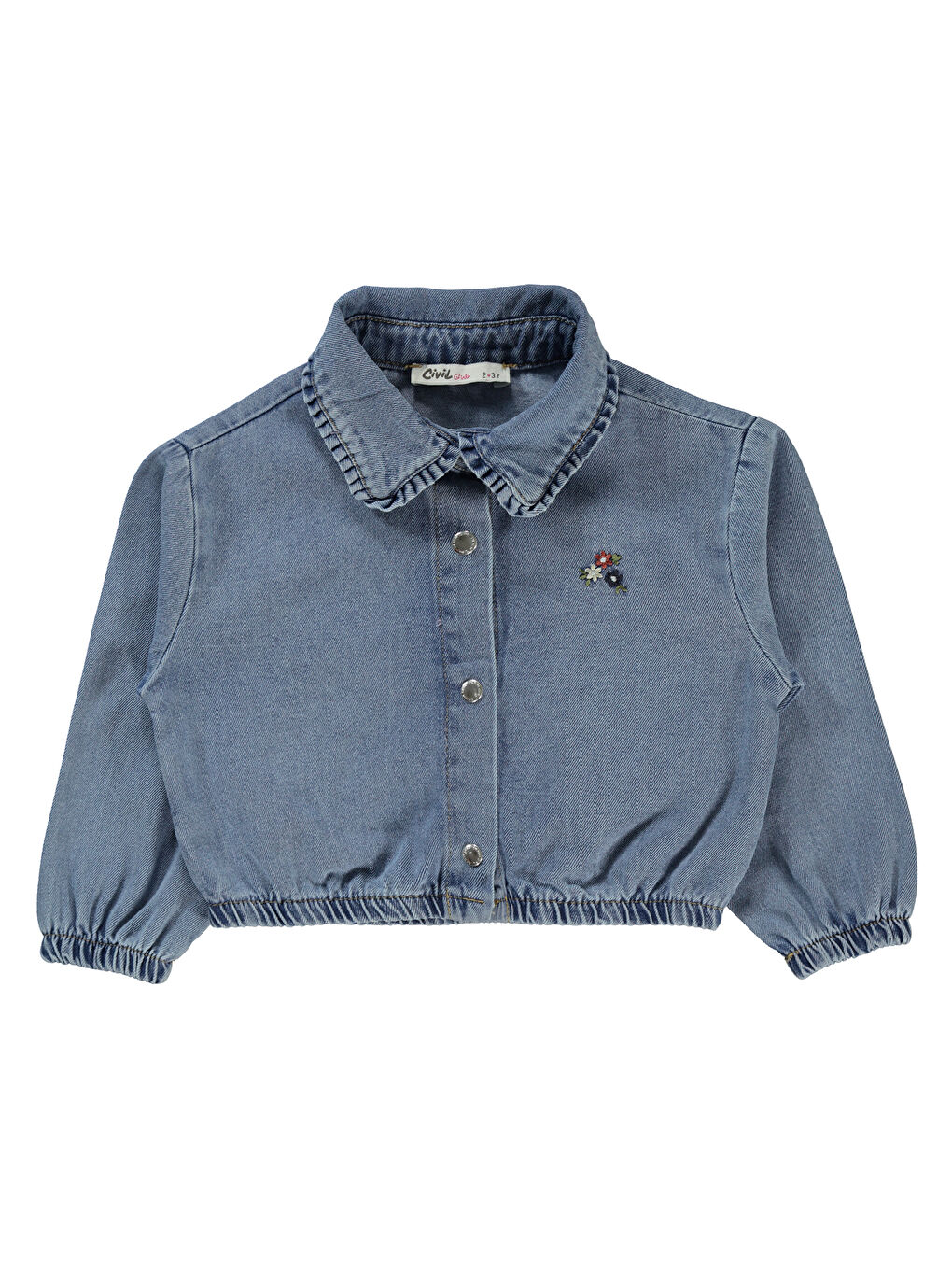 Girls Kız Çocuk Gömlek 2-5 Yaş Mavi