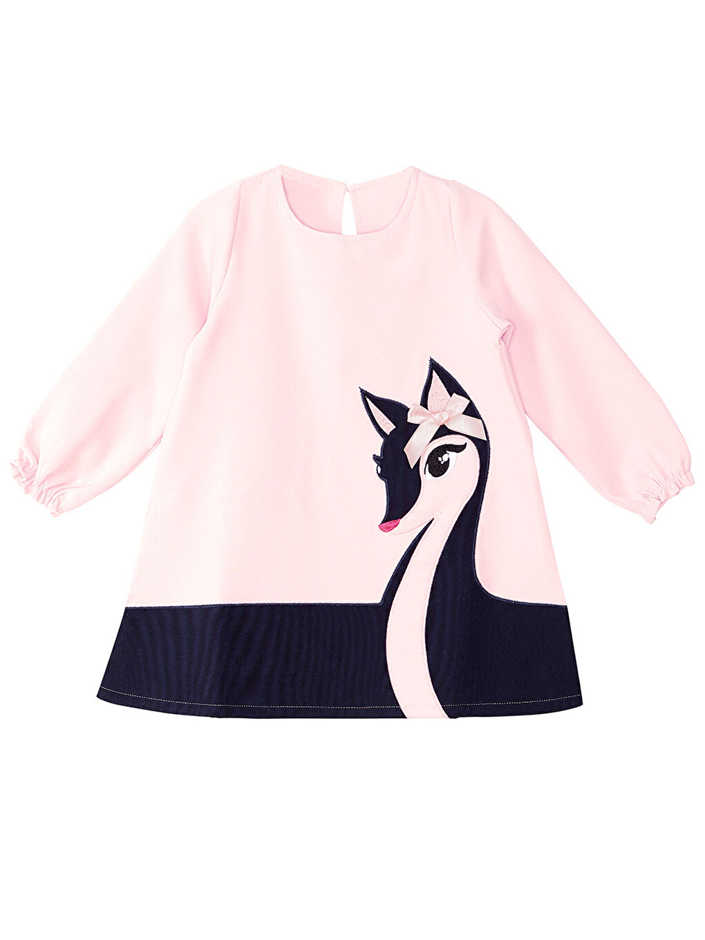 Karışık Zarif Ceylan Kız Çocuk Dokuma Elbise-2