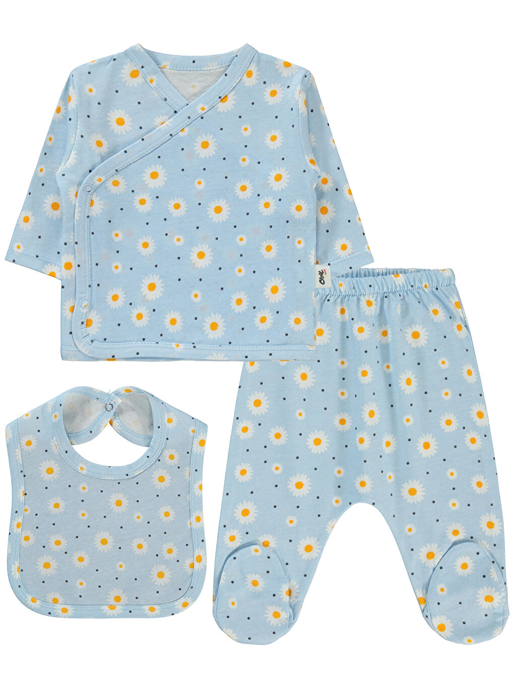 Yeşil Baby Kız Bebek Zıbın Takımları 0-1 Ay Mint