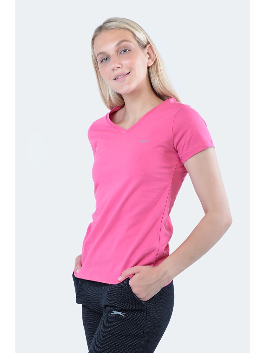 REBELL I Kadın Tişört Fuşya