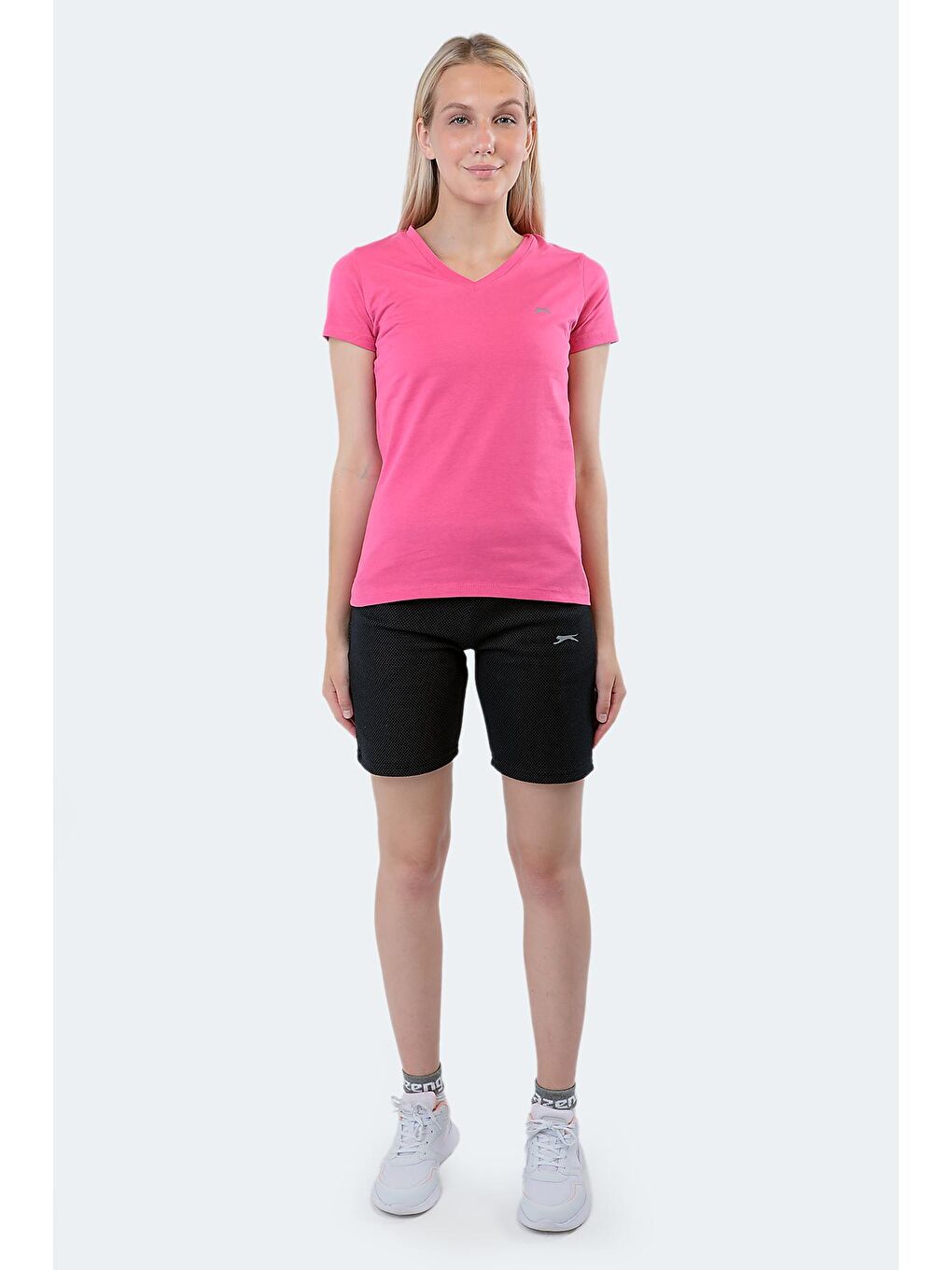 REBELL I Kadın Tişört Fuşya-1