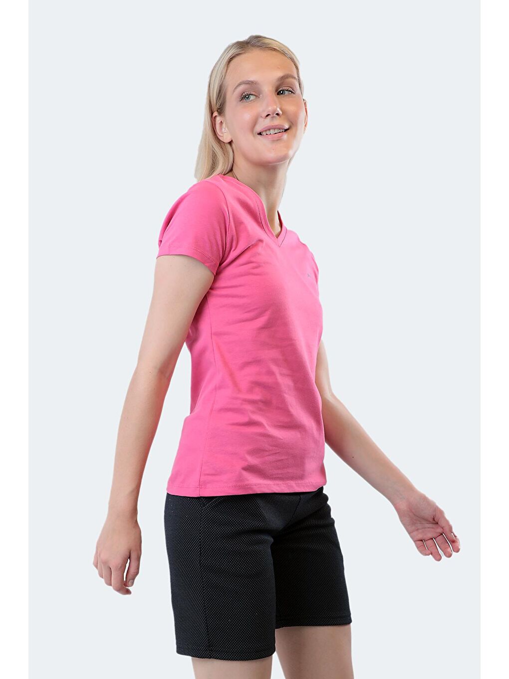 REBELL I Kadın Tişört Fuşya-4