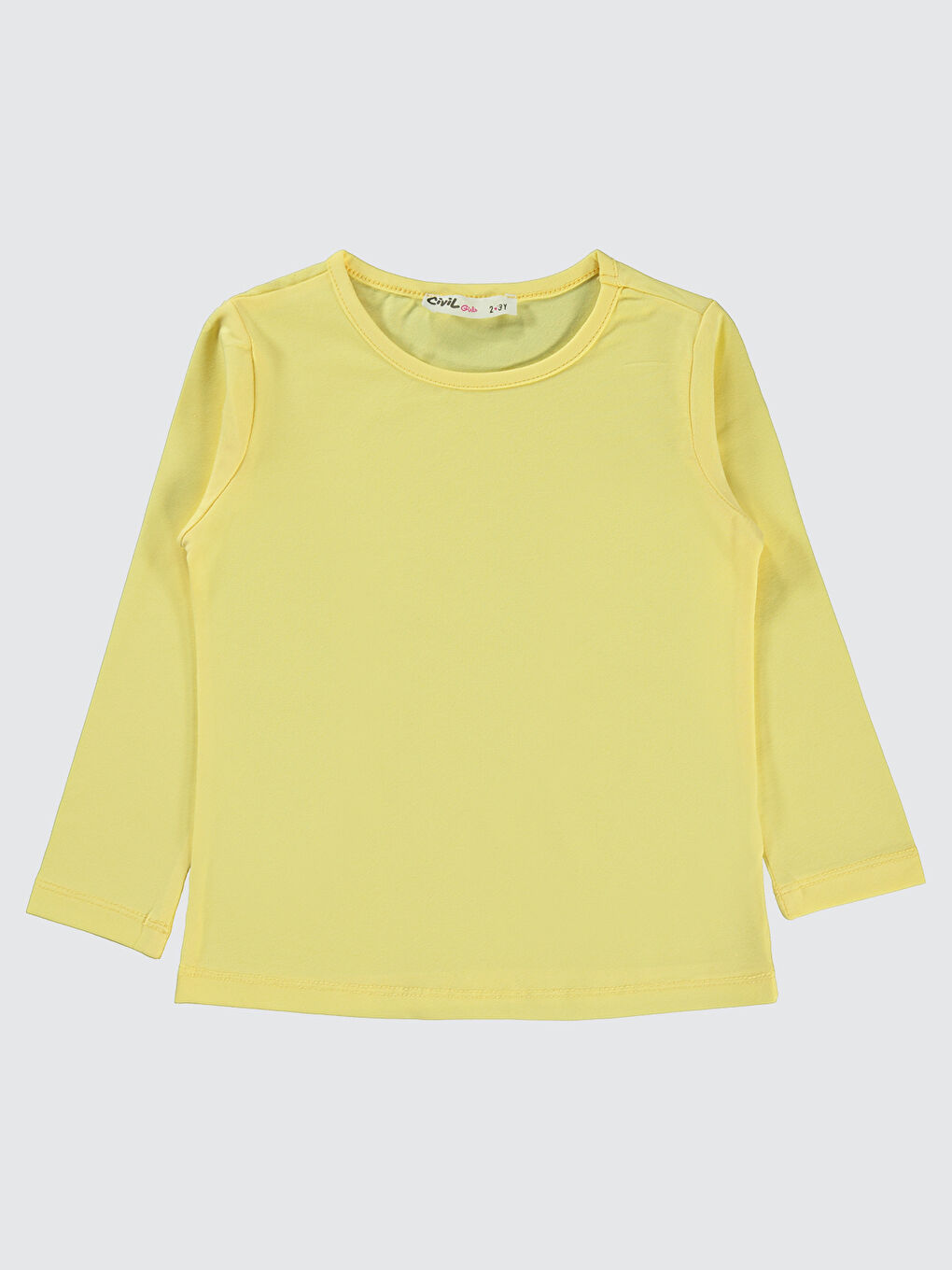 Civil Sari Kız Çocuk Sweatshirt 2-5 Yaş Açık Sarı