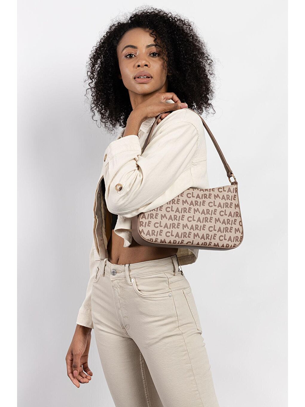 Bej Kadın Omuz Çantası Koza MC231101691