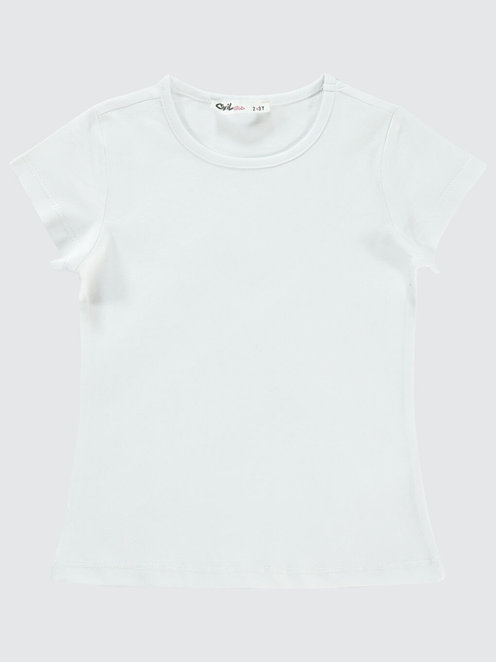 Girls Kız Çocuk Tişört 2-5 Yaş Beyaz