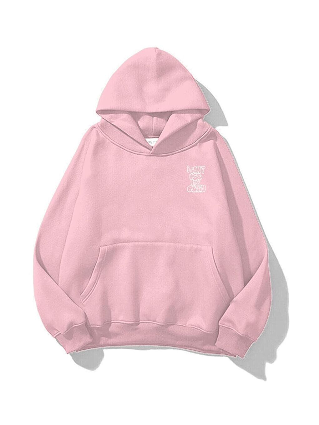 Kadın Pembe  I Can't Use My Brain Sweatshirt-4