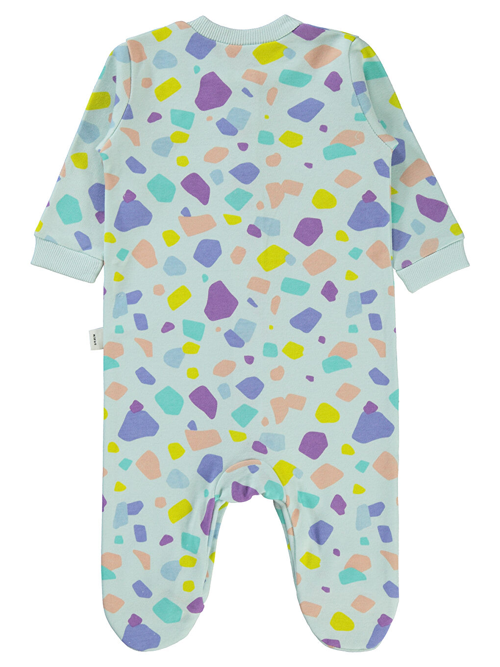 Baby Kız Bebek Patikli Tulum 1-6 Ay Mint Yeşili-1