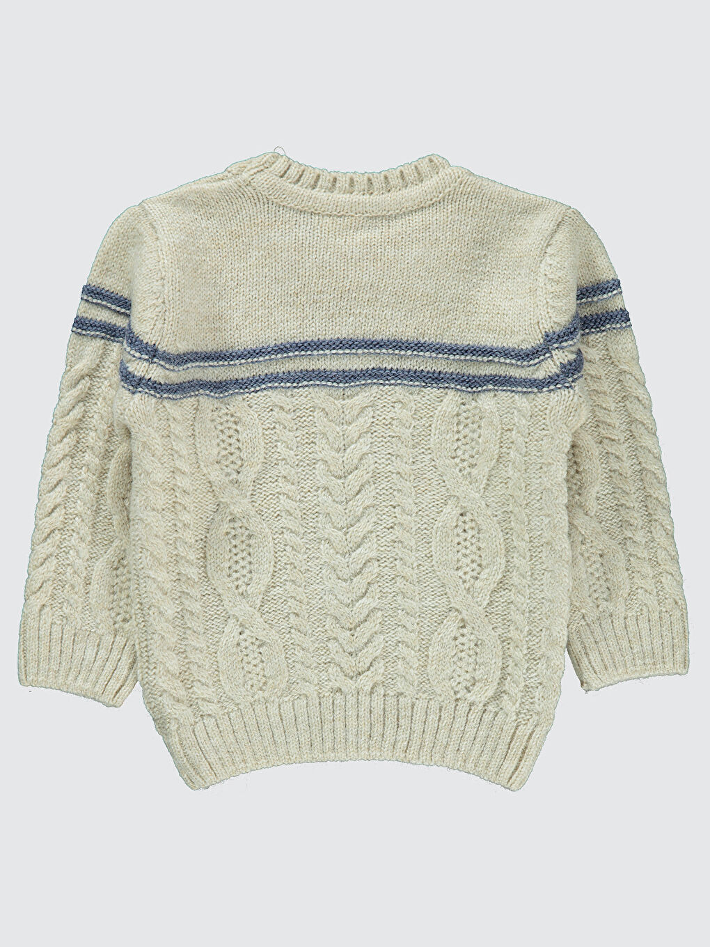 Erkek Bebek Kazak 6-18 Ay Bej-1