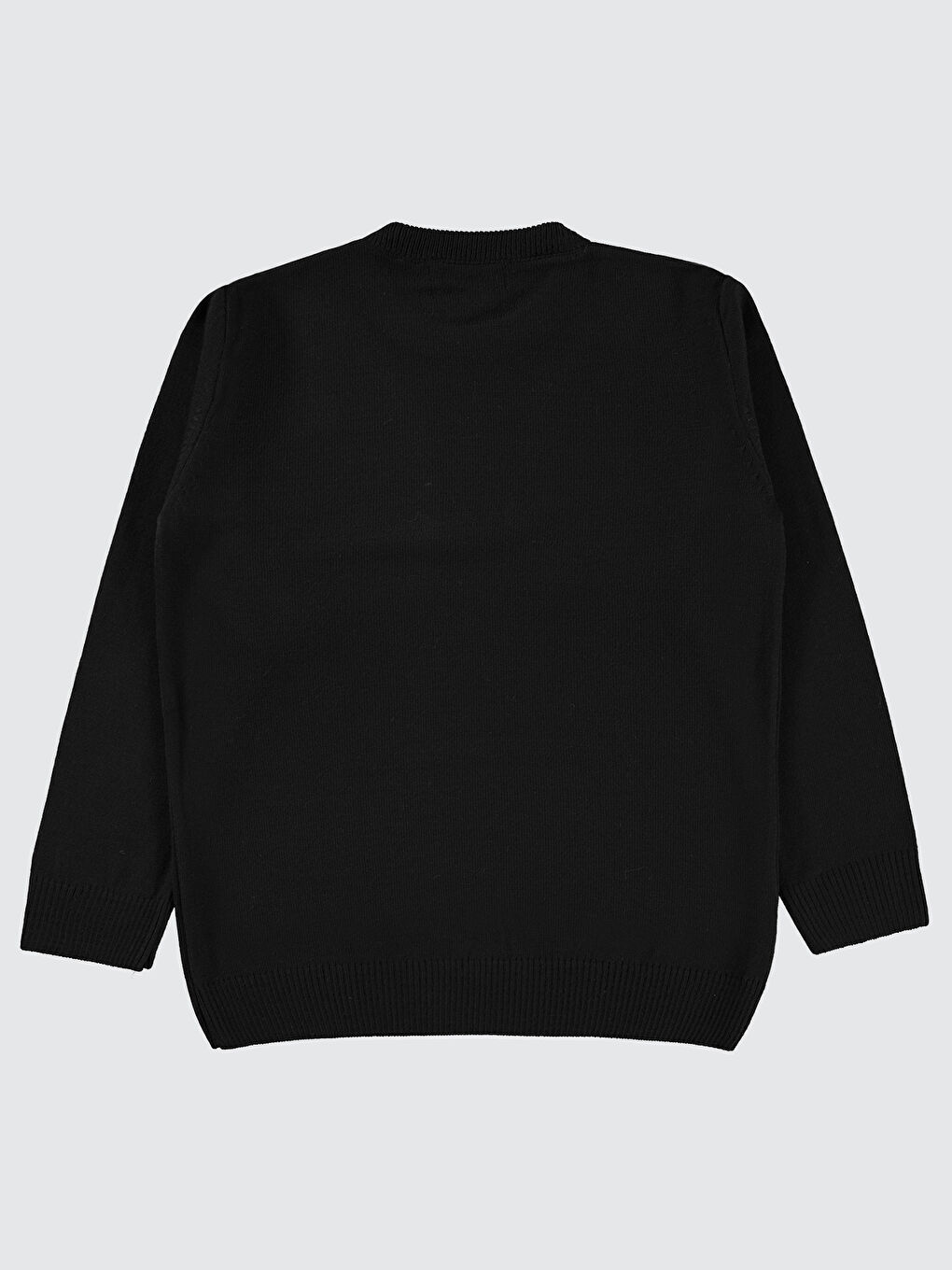 Erkek Çocuk Kazak 6-9 Yaş Siyah-1